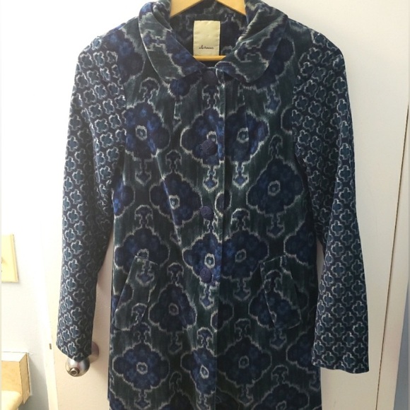 Anthropologie Elevenses stunning unique coat 0 EUC - Picture 1 of 5